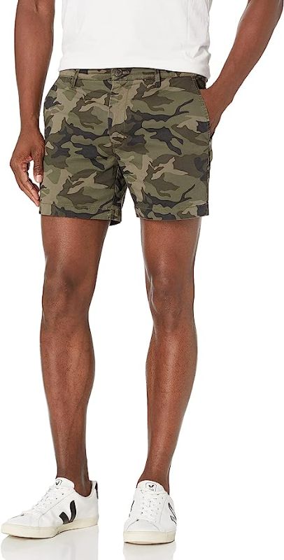 Photo 1 of Amazon Essentials Men's Slim-Fit 5" Flat-Front Comfort Stretch Chino Short (Previously Goodthreads)  size 36 w