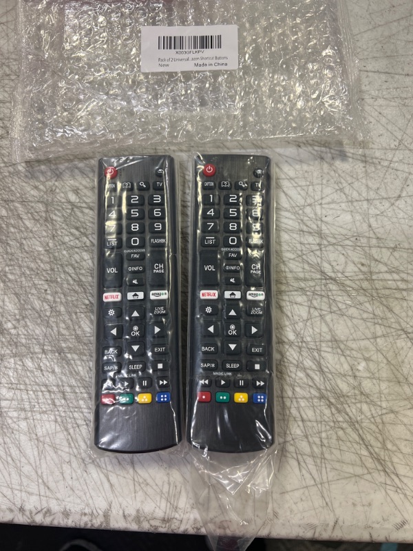 Photo 2 of ?Pack of 2? Universal Remote Control for LG TV Remote,Compatible with All Models for LG Brand, with Netflix Prime Video Shortcut Buttons LG TV remote-Pack of 2