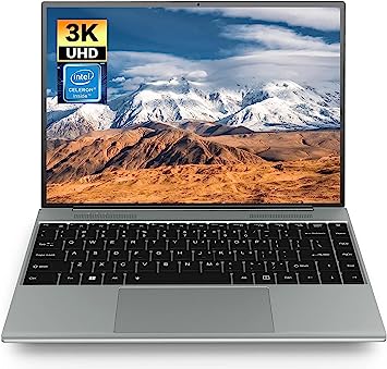 Photo 1 of XOPPOX 13.5’’ Laptop Computer, Newest UHD 3000 x 2000 Clear Screen PC Laptops, Windows 10 Home with Intel Celeron N4020 Dual Core 8GB RAM 128GB SSD for Students School Office, Gray