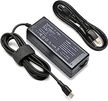 Photo 1 of 65W USB/Type C Charger for Dell Latitude 7410 7420 5320 5420 5520 7320 5430 5530 7430 9430 Dell Chromebook 3100 3110 2 in 1 for Dell Inspiron 13 5320 14 7420 7425 16 7620 2-in-1 Power Cord
