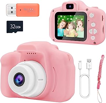 Photo 1 of YUE3000 Upgrade Kids Camera,Gifts for Boys and Girls of Age 3-9, 1080P HD Digital Video Cameras for Toddler, 20M high -Definition Digital Camera, Suitable for Portable Toys with 32GB SD Card-Pink
Brand: YUE3000