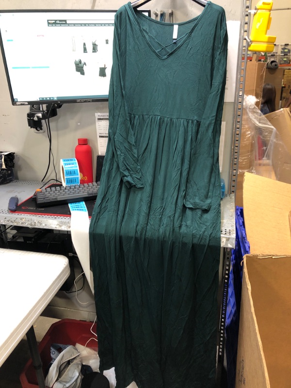Photo 1 of 2XL -- LONG SLEEVE GREEN DRESS
