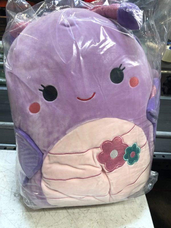 Photo 2 of Squishmallow Official Kellytoy Bugs Insects & Creeping Things Soft Plush Squishy Animals (Purple/Rainbow, Swerl Snail, 16 Inch) 16 Inch Purple/Rainbow, Swerl Snail