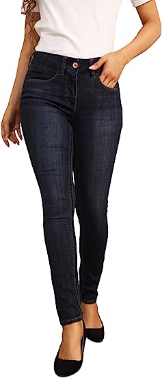 Photo 1 of Size 6 - OFLUCK Women High-Waisted Skinny Stretch Jeans Ultra Soft Denim Jeans Leggings
