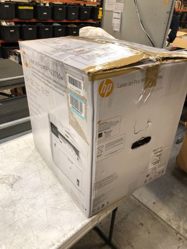 Photo 3 of SELLING FOR PARTS - HP LaserJet Pro MFP M227fdw Wireless Monochrome All-in-One Printer with built-in Ethernet & 2-sided printing, works with Alexa (G3Q75A) White