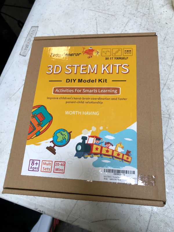 Photo 2 of 5 in 1 STEM Kit,STEM Projects for Kids Ages 8-12, Gifts for Boys, Solar Power Kit,DIY 3D Wood Puzzles Craft Projects Set , Building Toys for Boys and Girls
