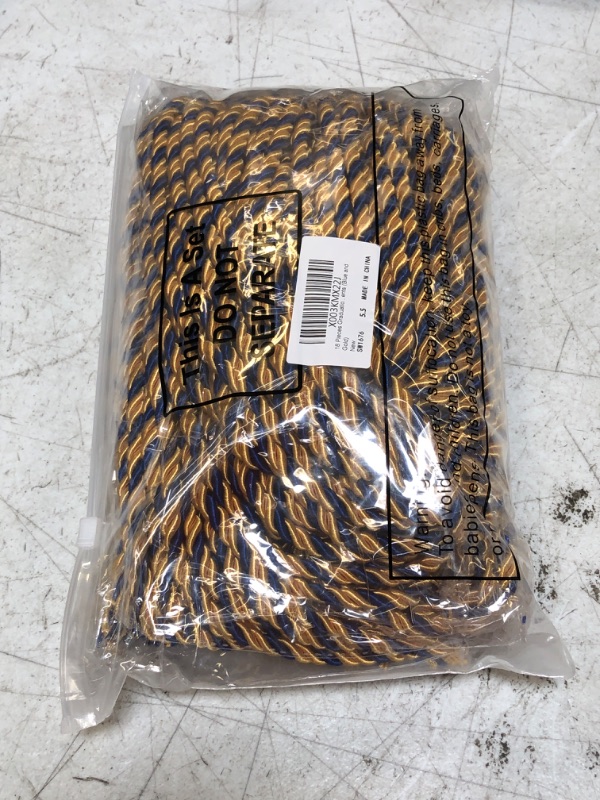 Photo 1 of 18 PCS GRADUATION CORDS *BLUE AND GOLD(