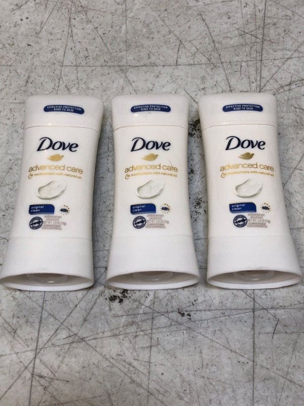 Photo 2 of Dove Advanced Care Original Clean Antiperspirant Deodorant, 2.6 Ounce - PACK OF 3