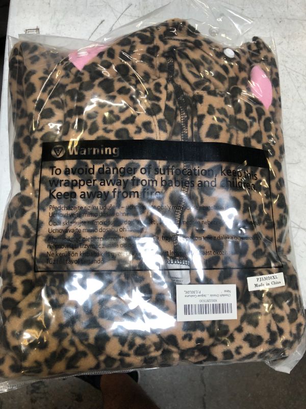 Photo 2 of Cheetah Onesie Pajamas for Adult Men Women Cosplay Leopard Jaguar Costume XL((Height:5.4-5.9ft))