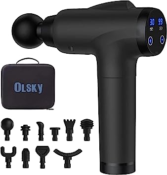 Photo 1 of BodyPulse Muscle Massage Gun with Ergonomic Grip and Long Lasting Battery - Quiet Motor - Massage Gun for Neck and Back - Deep Tissue Muscle Massage Gun