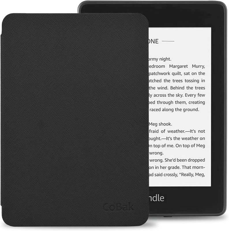 Photo 2 of CoBak Case for All New Kindle 10th Generation 2019 Released - Will Not Fit Kindle Paperwhite or Kindle Oasis?Premium PU Leather Smart Cover with Auto Sleep and Wake,Black
