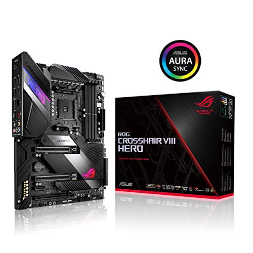 Photo 1 of 
ASUS ROG Crosshair VIII Hero X570 ATX Motherboard with PCIe 4.0, Integrated 2.5 Gbps LAN,  USB 3.2, SATA, M.2, Node and Aura Sync RGB Lighting
