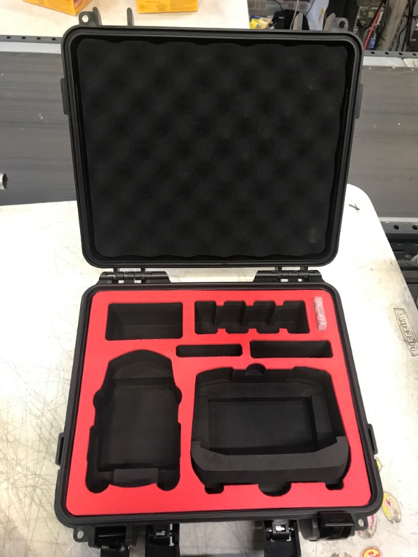 Photo 1 of FPVtosky Mini 3 Pro Hard Case for DJI Mini 3 / Mini 3 pro, Waterproof Carrying Case for Mavic mini 3 pro, Outdoor Travel Portable Case for DJI Mini 3 / Mini 3 Pro with DJI RC Controller Accessories Red Eva