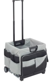 Photo 1 of 
ECR4Kids Universal Rolling Cart and Organizer Bag - BLUE GREY/BLACK- Mobile Storage