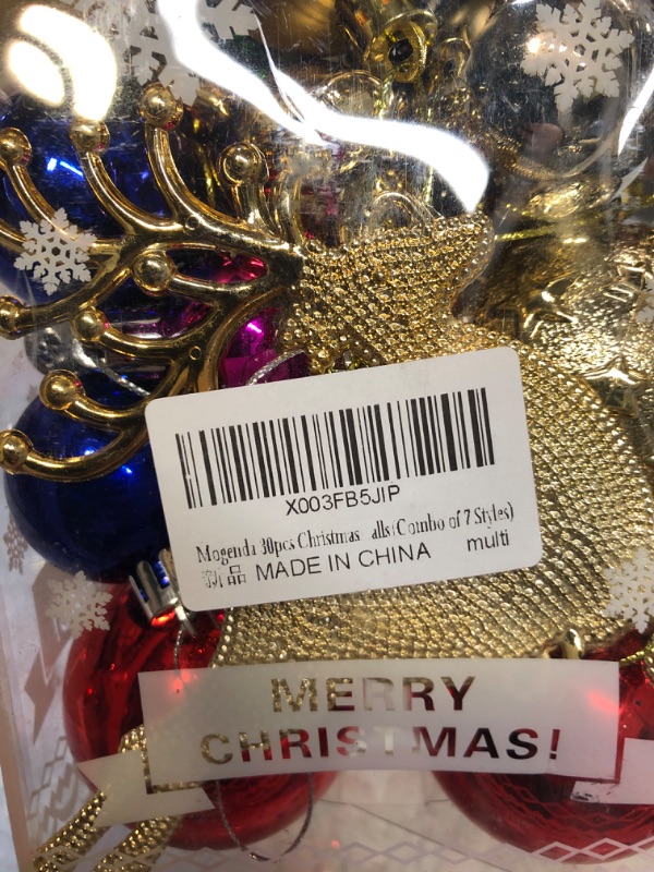 Photo 2 of 30PCS CHRISTMAS BALL ORNAMENTS 