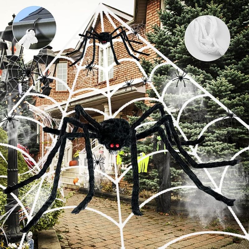 Photo 1 of 276" Halloween Spider Web