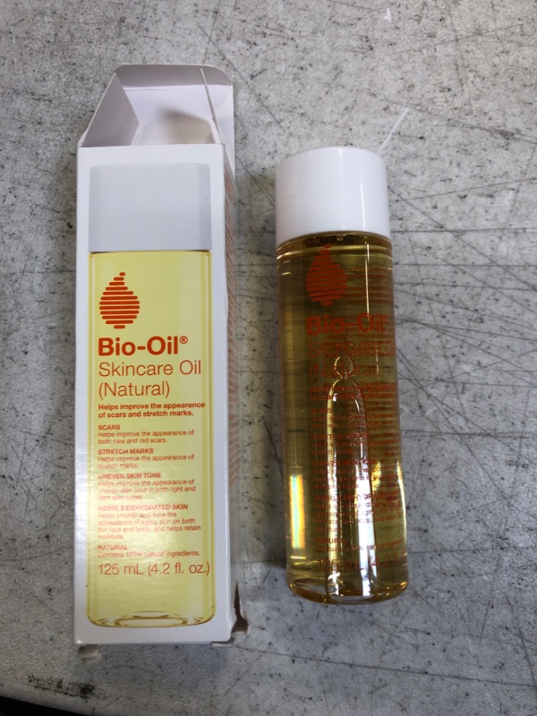 Photo 2 of Bio-Oil Skincare Oil, Natural, Serum for Scars and Stretchmarks, Face and Body Moisturizer for Dry Skin, with Organic Jojoba Oil and Vitamin E, with Natural Rosehip Oil, For All Skin Types, 4.2 oz 4.20 Fl Oz (Pack of 1)