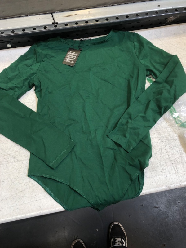 Photo 1 of Green Long Sleeve Body Suit XL