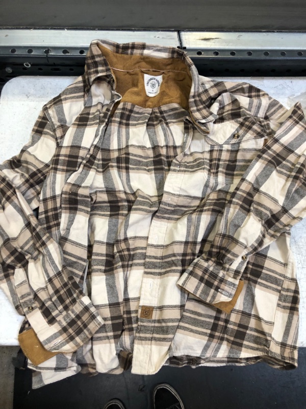 Photo 1 of Brown Flannel Jacket XL 
