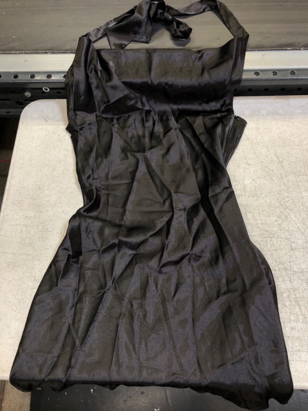 Photo 1 of Black Silk Neck Tie Dress M