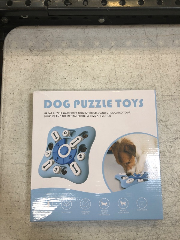 Photo 2 of [New Edition ] Dog Puzzle Toys- Dog Slow Feeder Dogs Food Puzzle Feeder Toys for IQ Training Aid Pets Digestion Dog Puzzle Toys for Smart Dogs