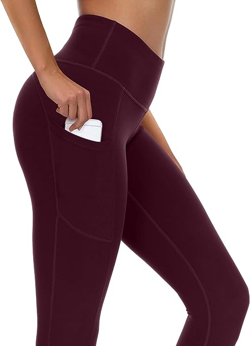 Photo 1 of syoss Yoga Pants for Women, High Waisted Workout Leggings with 2 Pockets. Small
