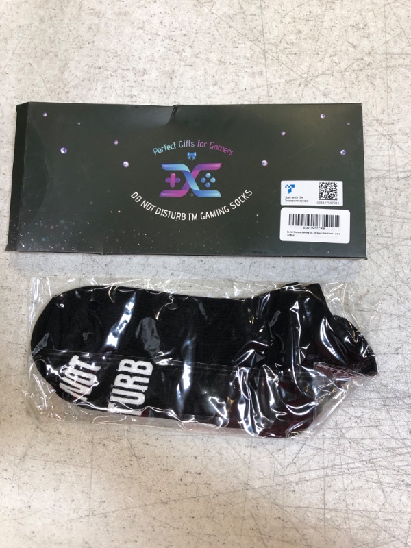 Photo 1 of Do Not Disturb Gaming Socks, Gamer Socks Funny Gifts for Teenage Boys Mens Womens Father Dad Hunband Sons Kids Game Lovers LARGE
