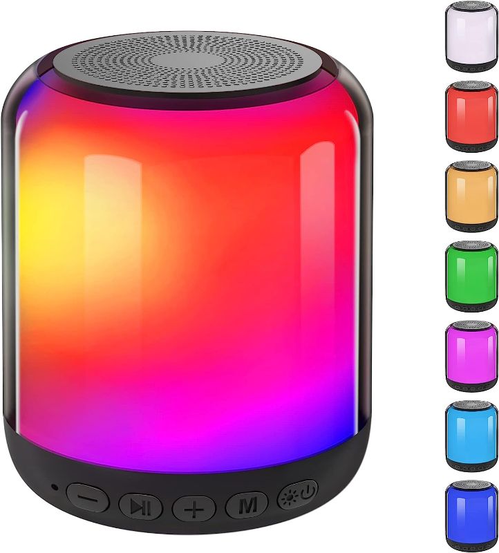 Photo 1 of DuoTen Night Light Bluetooth Speaker, Color Changing Bedside Table Light, LED Bedside Lamp Bedroom Decor Light, Support TF Card, Birthday and Christmas Gifts for Kids, Teenage, Girls, Boys, Women, Men
