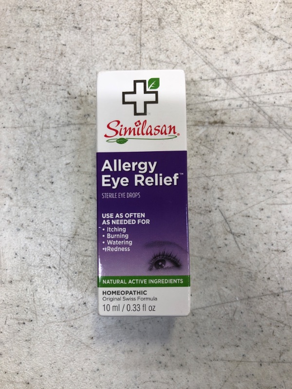 Photo 2 of Allergy Eye Relief Drops for Temporary Relief from Red, Itchy & Burning Eyes .33OZ (EXP 05/2025)