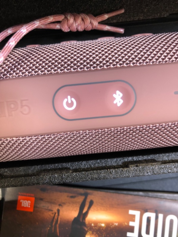 Photo 3 of JBL FLIP 5, Waterproof Portable Bluetooth Speaker, Pink Flip 5 Pink