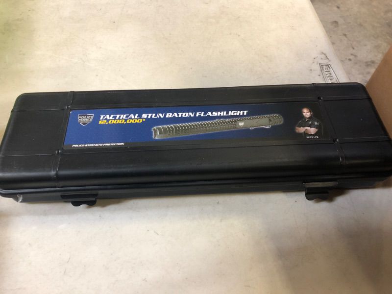 Photo 1 of 13" TACTICAL STUN BATON FLASHLIGHT