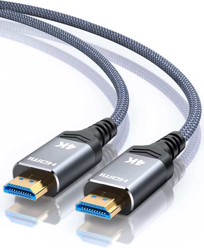 Photo 1 of Highwings 4K60HZ 50 FT HDMI Cable Fiber Optic Long, Unidirectional 2.0 High-Speed HDMI Braided Cord Support HDR Video 4K 2160p 1080p 3D HDCP 2.2 ARC-Compatible with Ethernet Monitor PS4/3 Fire
