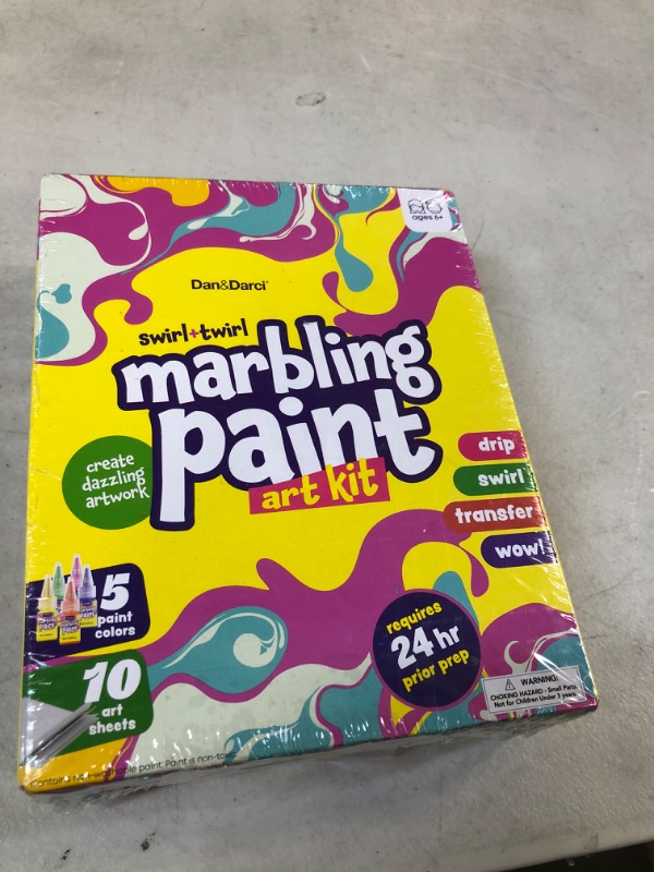 Photo 2 of Marbling Paint Art Kit for Kids - Arts and Crafts for Girls & Boys Ages 6-12 - Craft Kits Art Set - Best Tween Paint Gift Ideas for Kids Activities Age 5 6 7 8 9 10 Year Old - Marble Painting Kits