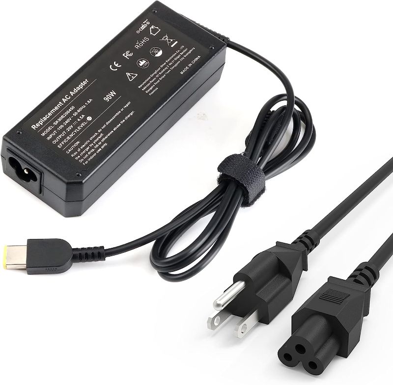 Photo 1 of 20v 4.5a 90W USB AC Adapter Charger for Lenovo Thinkpad T540P N20 T440P T470 T570 T450 T450S T460 T460S X270 E570 L570,IdeaPad U430P U530 U430,P/N 0A36258 0B46994 ADLX90NLC3A ADLX90NCC3A ADLX65NCC3A
