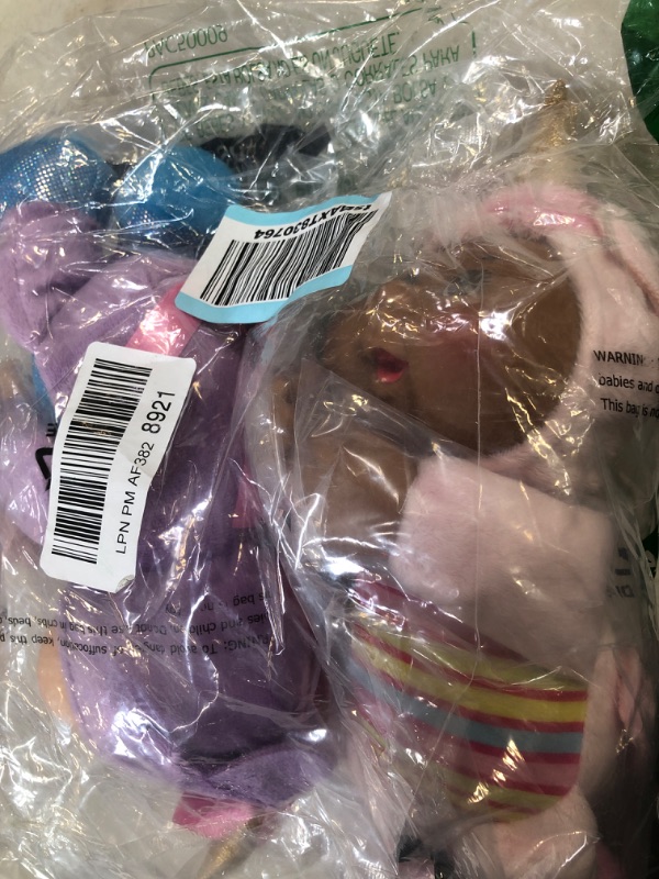 Photo 2 of 2 PACK PINK AND PURPLE UNICORN BABY DOLL