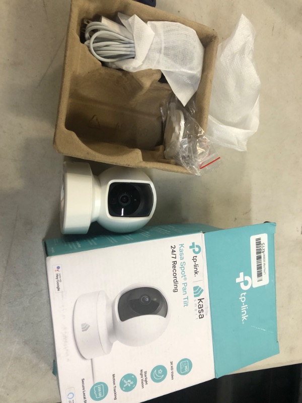 Photo 2 of Kasa Smart 2K Security Camera for Baby Monitor Pan Tilt, 4MP HD Indoor Camera with Motion Detection, Two-Way Audio, Night Vision, Cloud & SD Card Storage, Works with Alexa & Google Home (KC410S) Pan/Tilt Camera New 2K