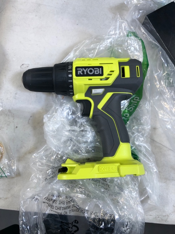 Photo 1 of 1 Pack of Ryobi P215 18-Volt 1/2-in Drill Driver (Bare tool) (No Retail Packaging)