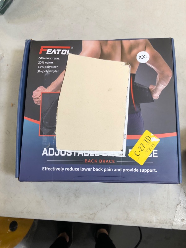 Photo 3 of FEATOL Bundle of Back Brace for Lower Back Pain Relief and Kitchen Mats Relieves Foot,Knee,and Back Pain
factory sealed 