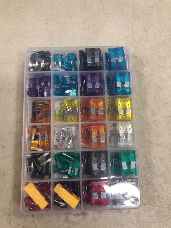 Photo 2 of 266 Pcs Car Fuses Assortment Kit - Blade Fuses Automotive - Standard and Mini Auto Fuse (2A/3A/5A/7.5A/10A/15A/20A/25A/30A/40AMP) Replacement Fuses for Tool/Auto/Boat/Truck/RV Accessories