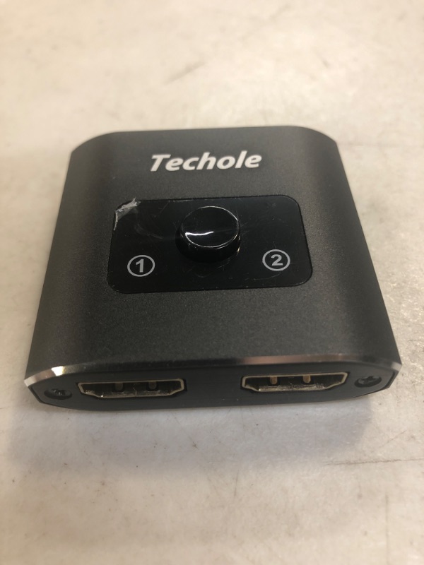Photo 1 of HDMI Splitter 4K HDMI Switch-Tekholy Aluminum Bidirectional HDMI Splitter 1 in 2 Out, HDMI Switcher Supports 4K 3D 1080P for Xbox PS3/4 Roku HDTV Fire Stick Blu-Ray(HDMI Cable NOT Include)