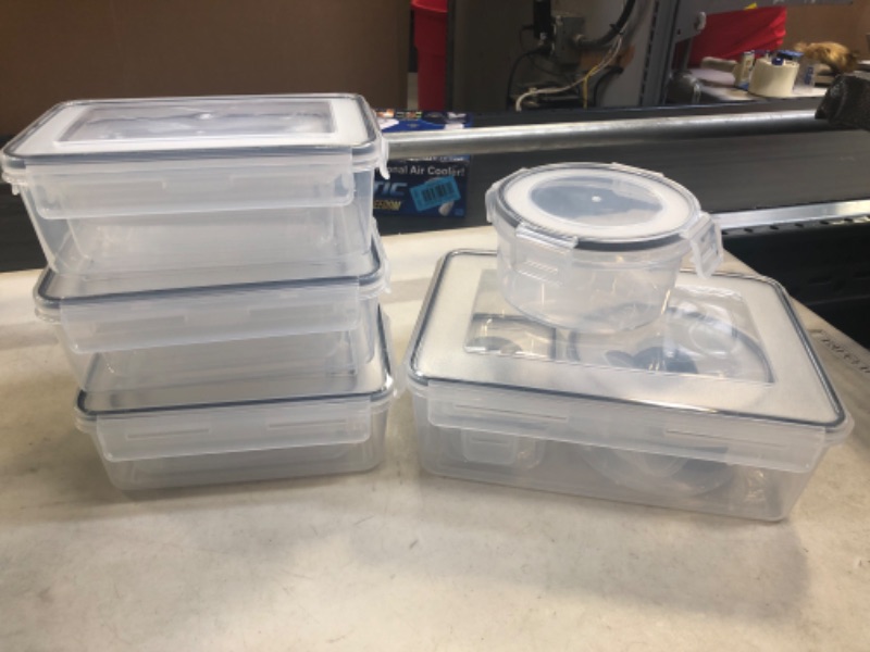 Photo 1 of 36 PCS Plastic Food Storage Containers with Lids, 1.4 Oz - 84.5 Oz, 100% BPA Free, Food Grade Materials, Dishwasher, Microwave and Freezer Friendly