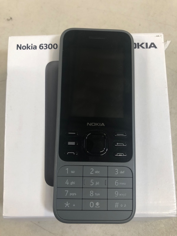 Photo 2 of Nokia 6300 4G | Unlocked | Dual SIM | WiFi Hotspot | Social Apps | Google Maps and Assistant | Light Charcoal