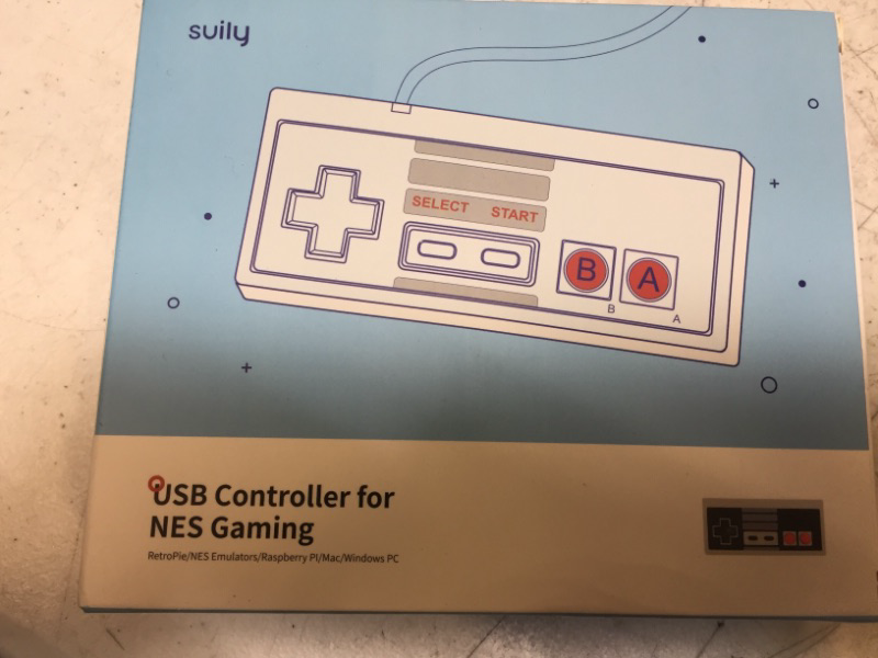 Photo 2 of 2 Pack USB Controller for NES Games, suily PC USB Controller Retro Gamepad Joystick Raspberry Pi Gamepad Controller for Windows PC Mac Linux RetroPie NES Emulators