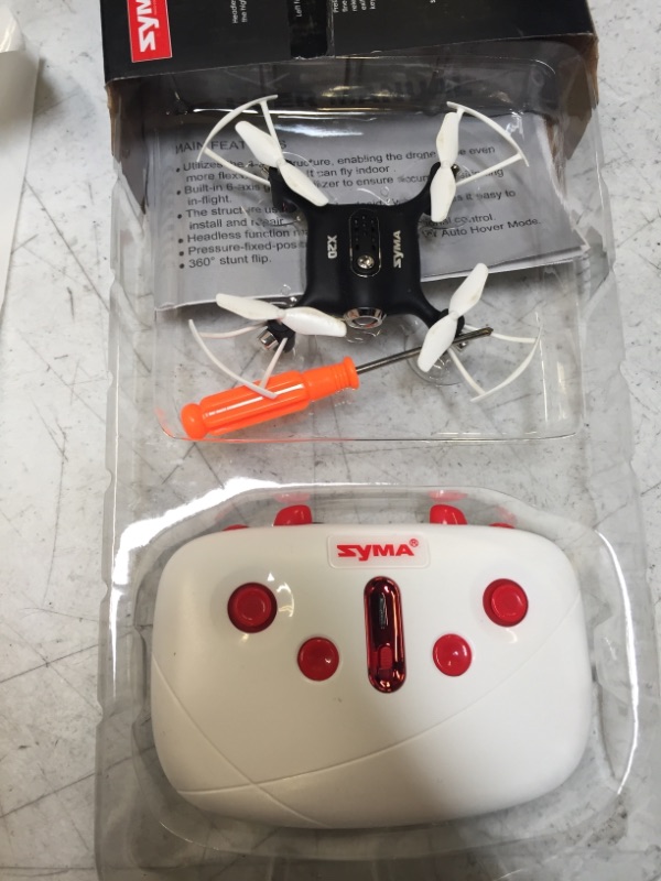 Photo 2 of Cheerwing Syma X20 Mini Drone for Kids and Beginners RC Nano Quadcopter with Auto Hovering 3D Flip(Black)