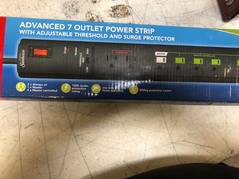 Photo 1 of SUNBEAM ADVANCED 7 OUTLET POWER STRIP