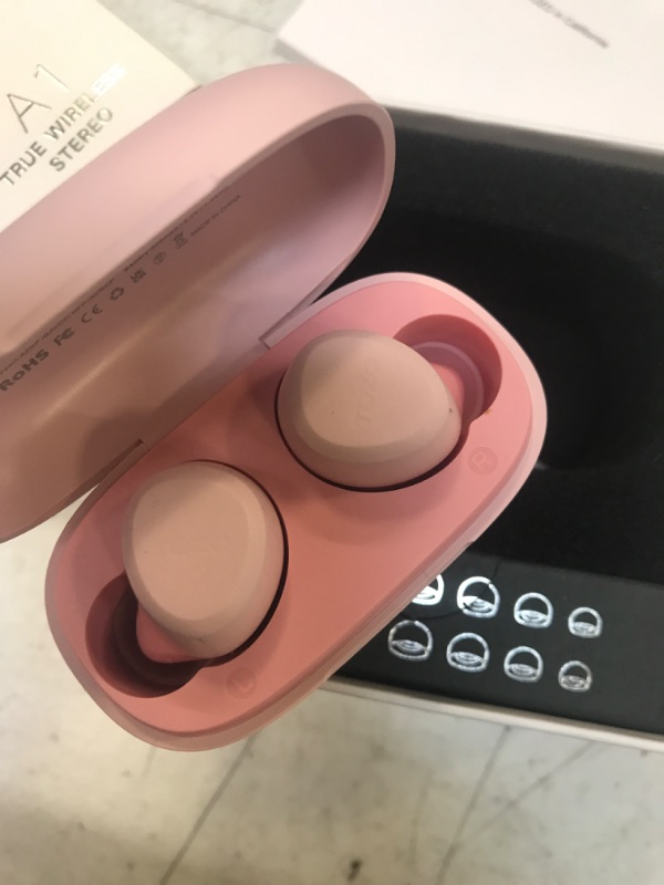 Photo 2 of tozo a1 true wireless headset /bluetooth earbuds,pink 