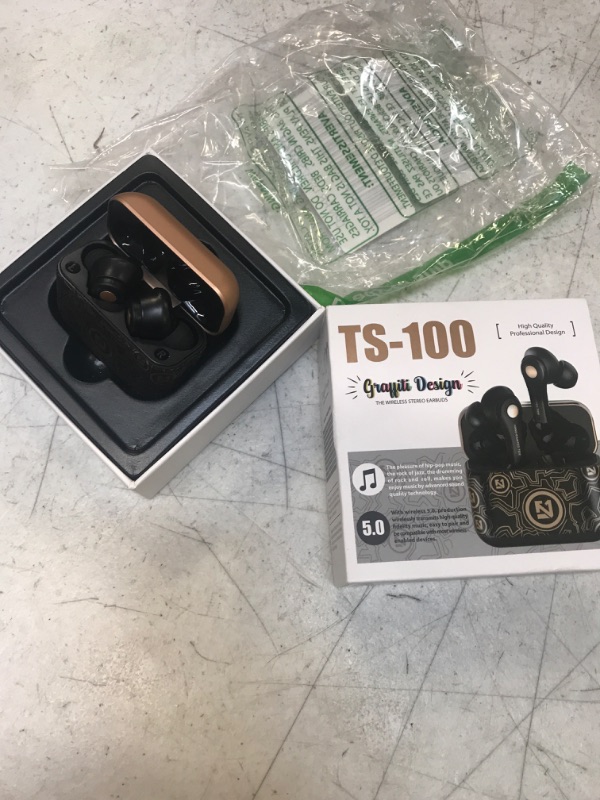 Photo 1 of ts-100 bluetooth earbuds /headset 