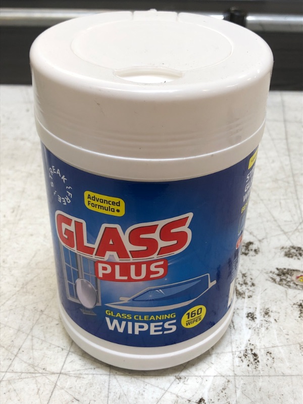 Photo 2 of Glass Plus - Glass, Window, and Mirror Cleaning Wipes (160 Ct Wipes - 6 Cannisters (960 Wipes))