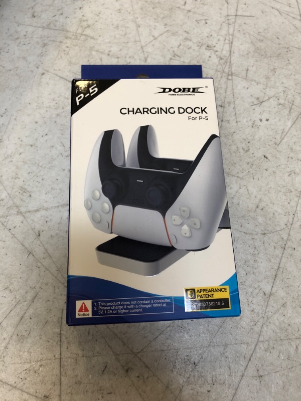 Photo 2 of Dobe for P-5 Charging Dock Fast Charging Double Controller Dock - PS5
