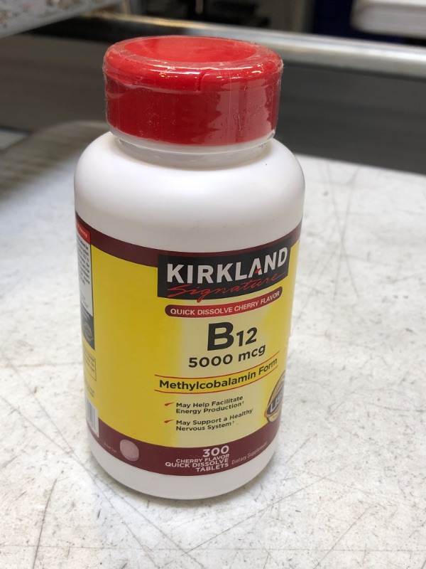 Photo 2 of Kirkland Signature Quick Dissolve B-12 5000 mcg., 300 Tablets